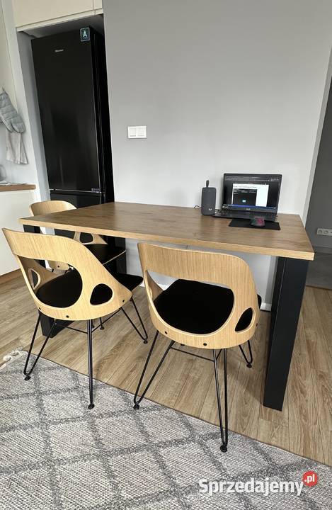 Nowoczesny zestaw loft Stół 147x90 6