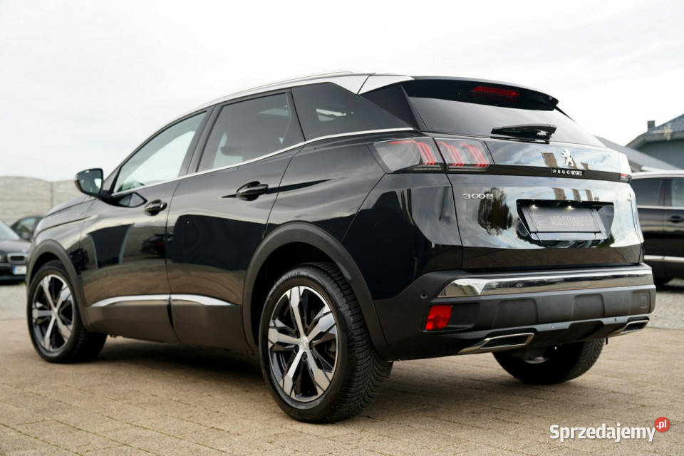 Peugeot 3008 GT kamery skóra MASAZE night vision światła przeciwmgielne Otmuchów