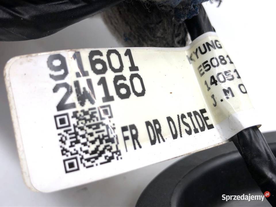 WIĄZKA DRZWI PRZÓD LEWY HYUNDAI SANTA FE III osobowe