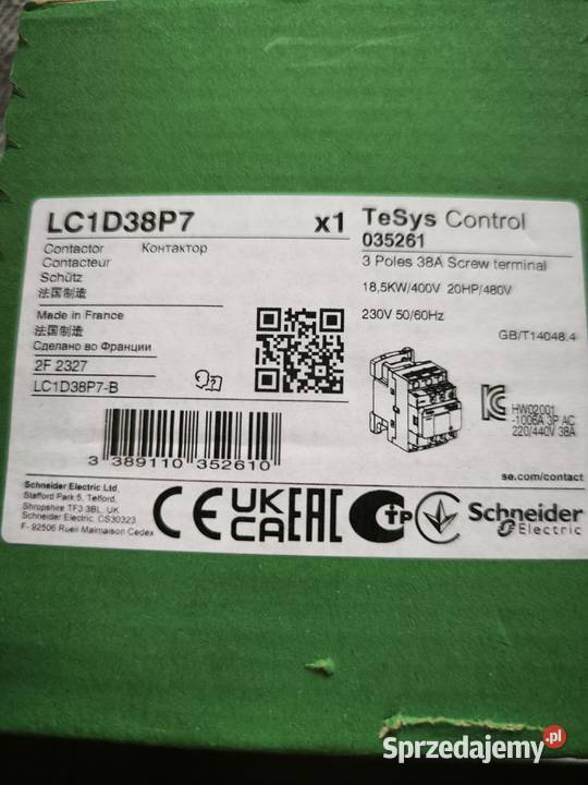 LC1D38P7 SCHNEIDER ELECTRIC Stycznik 3biegunowy
