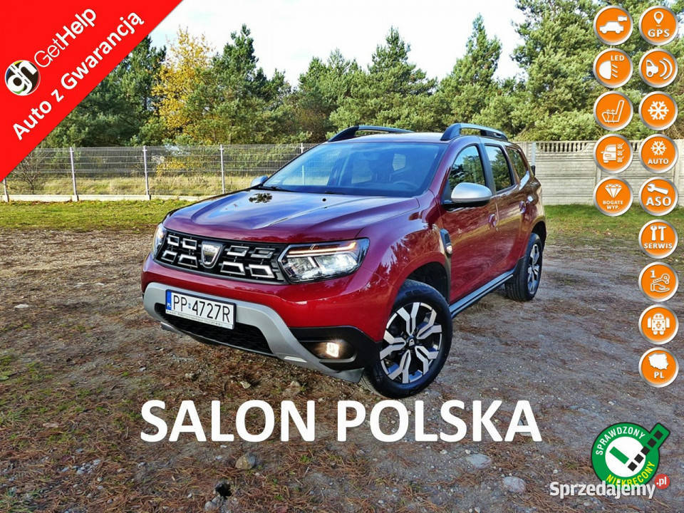 Dacia Duster 13 TCePRESTIGEClimatronicAluPełna gniazdo AUX Duster Piła