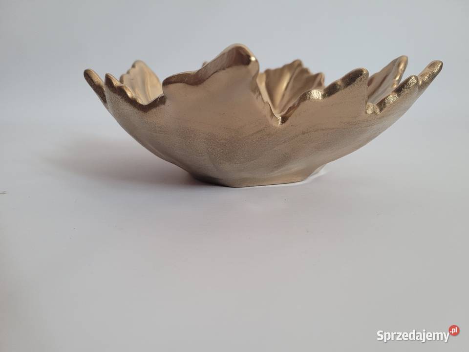 Misa ceramiczna liść glamour