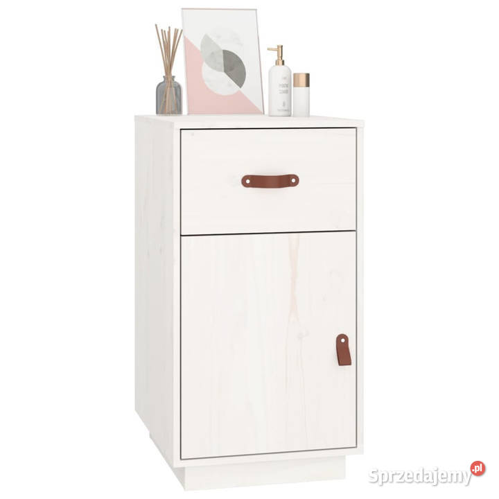 Szafka do biurka biała 40x50x75 lite drewno Warszawa sprzedam