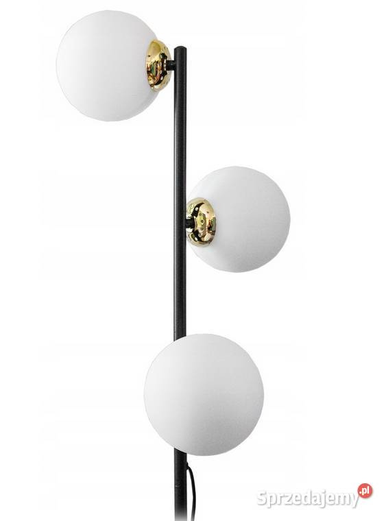 LAMPA STOJĄCA PODŁOGOWA KULE LOFT ZŁOTA 165 Choroszcz