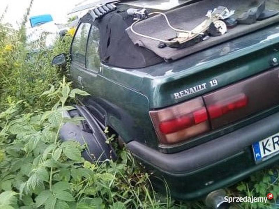 Zderzak tylny tył Renault 19 cabrio kabrio osobowe Części samochodowe Kraków