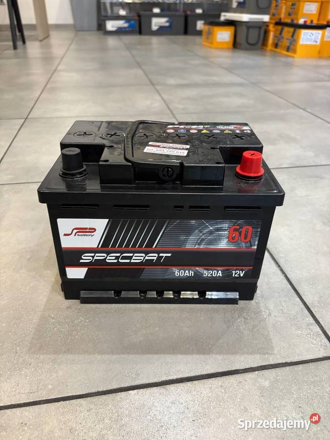 Akumulator SPECBAT 60Ah 520A EN PRAWY PLUS niski Augustów