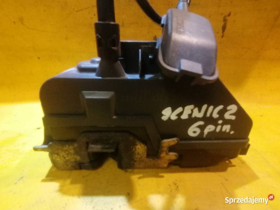 zamek drzwi przód prawy 6pin Renault Scenic 2 sprzedam