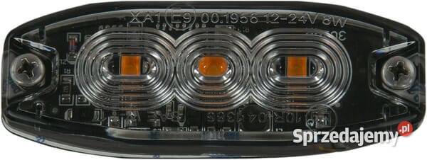 Lampa ostrzegawcza bursztynowa 3 LED LA20073 Kamionna