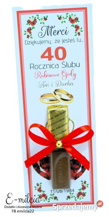 Merci podziękowania gości z okazji Rocznicy Zielona Góra