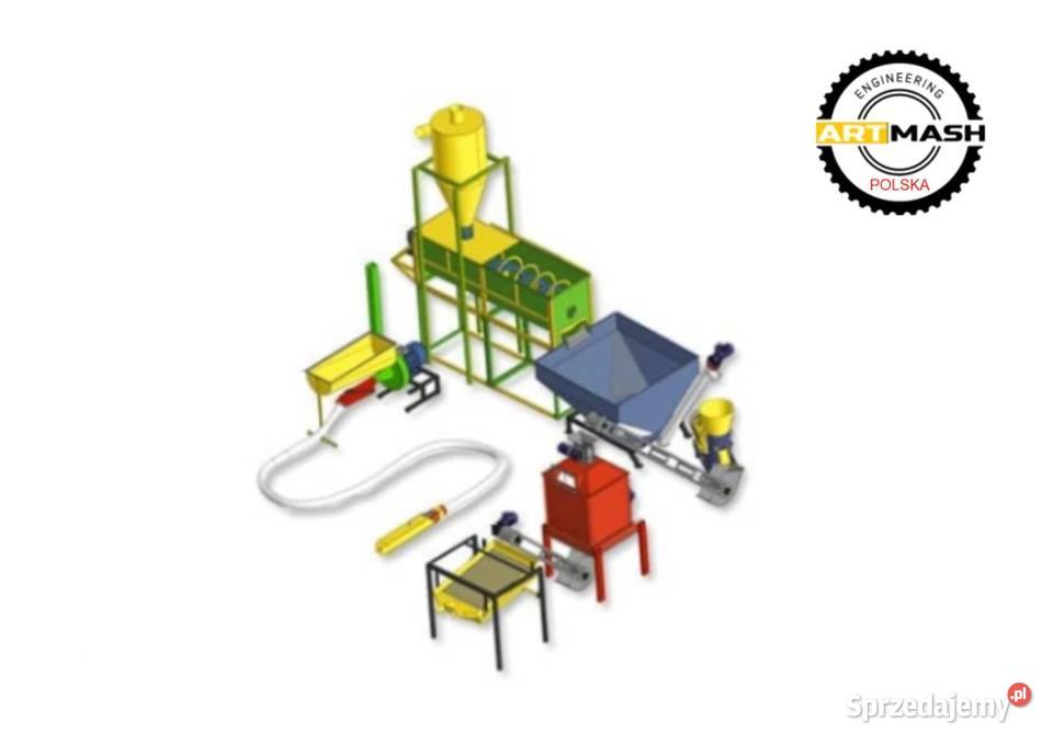 Kompletna linia do produkcji paszy ALP800 800 h sprzedam