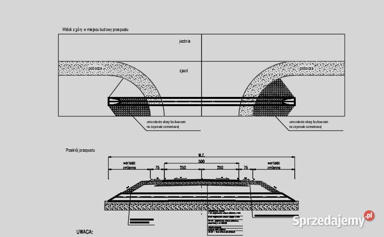 Projekt zjazdu organizacja ruchu decyzja Pozostałe usługi Białystok