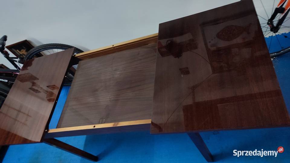 Drewniany stół z lat 60tych rozsuwany Poznań sprzedam