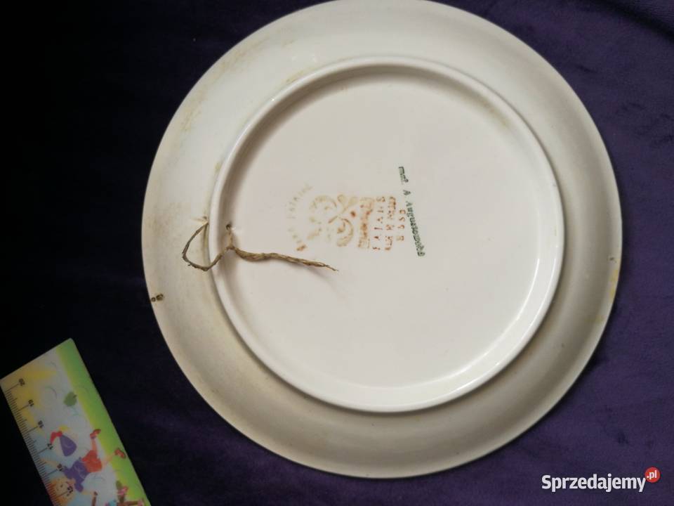 Talerzyk fajans Włocławek Porcelana i szkło Choszczno