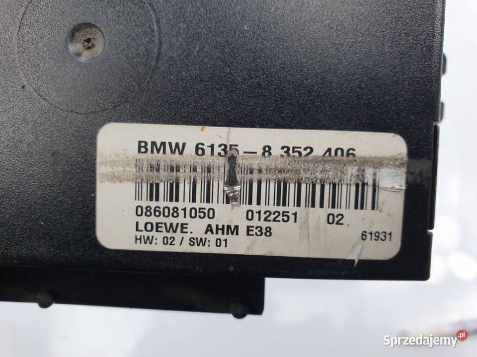 MODUŁ BMW E39 523 61358352406 osobowe Pozostałe Lipno