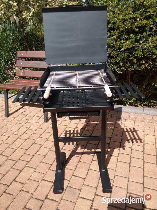 Grill na 2 standardowe tacki z popielnikiem HIT Dom i Ogród wielkopolskie Damasławek