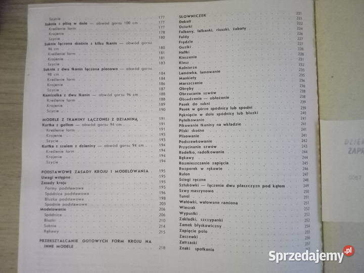 Książki o krawiectwie świętokrzyskie Starachowice sprzedam