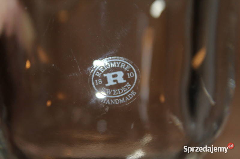 Szklany świecznik Reijmyre Szwecja 926 Szczecin sprzedam