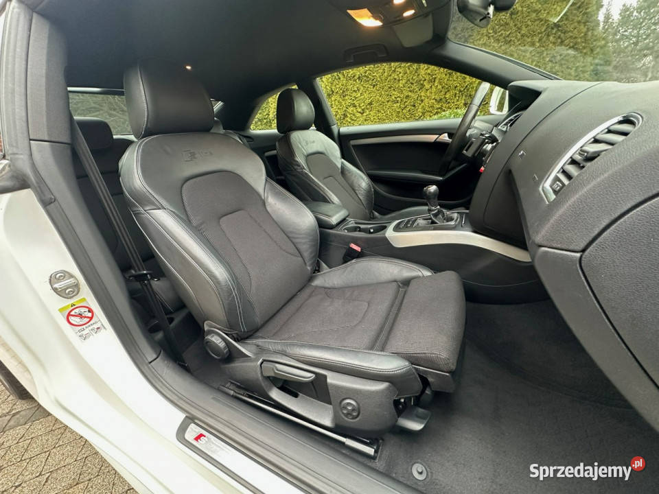 Audi A5 Coupe Audi A5 20TFSI 180 Biała Ładna światła LED Wrocław