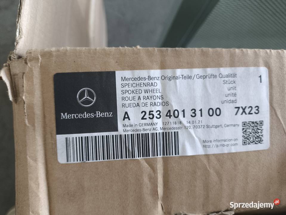 Felga aluminiowa 19 oryginalna Mercedes AMG mazowieckie sprzedam