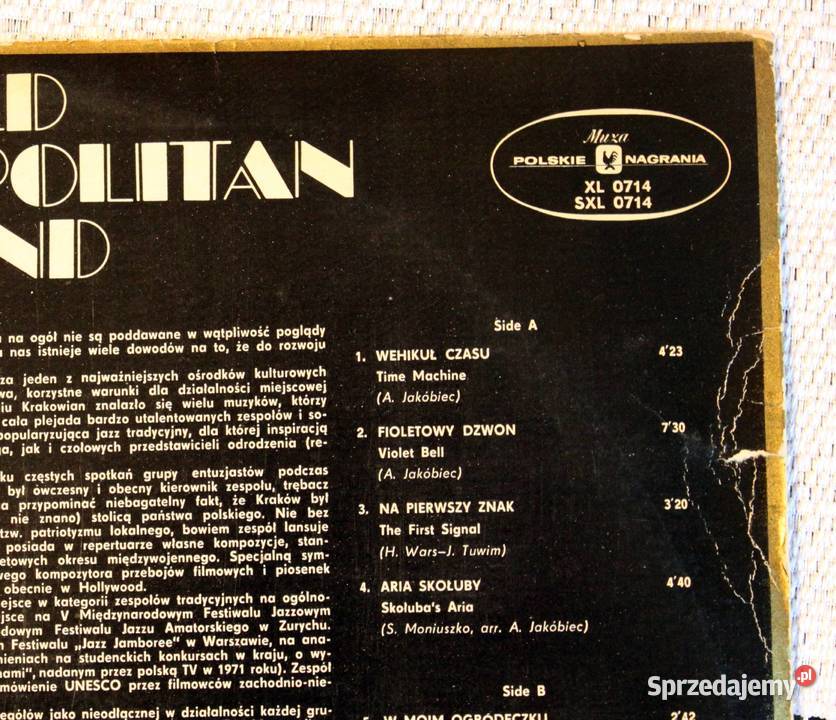 Old Metropolitan Band Time Machine Polish Jazz
