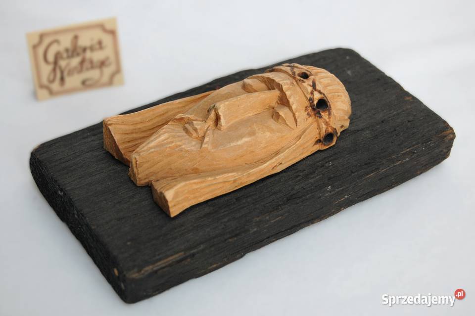 Jezus Chrystus w koronie cierniowej płaskorzeźba Lublin