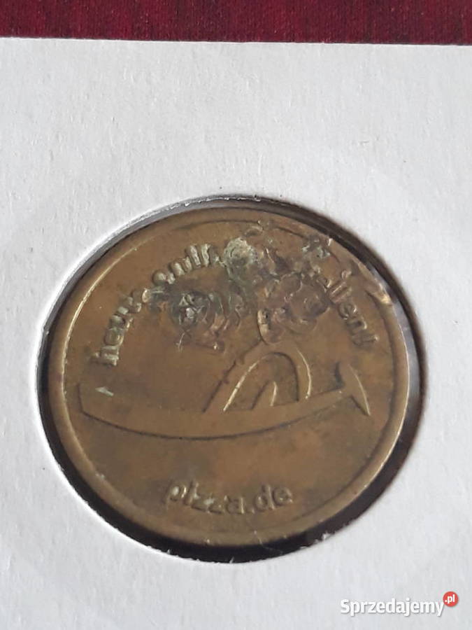 Żeton niemiecki do pizzerii Numizmatyka Konin