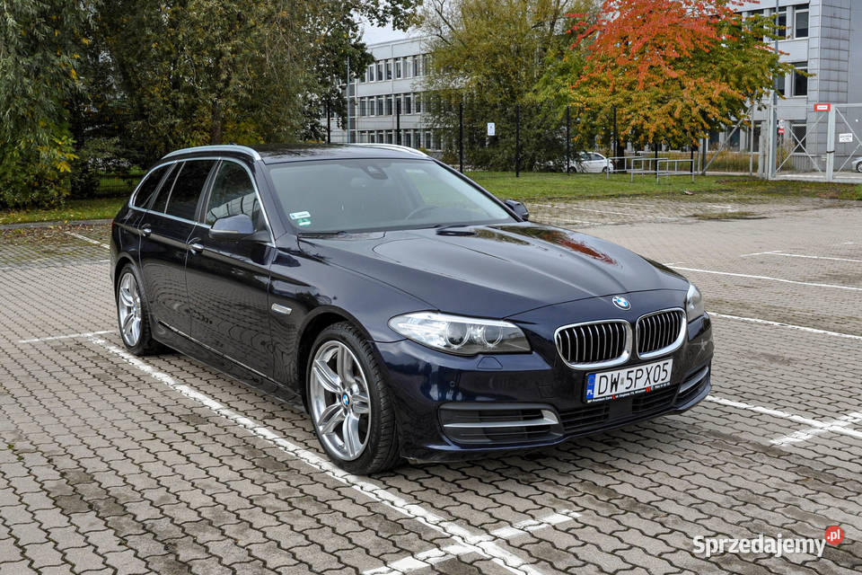 BMW Seria 5 20d 190 Automat Lift 2016 r Skóry Wrocław
