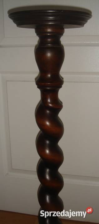 Stary drewniany słupek kwietnik w stylu gdańskim Kwietniki Łódź