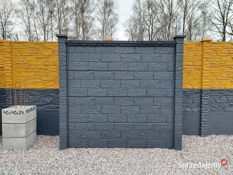 Zbrojone płyty betonowe ogrodzenia producent Piaseczno
