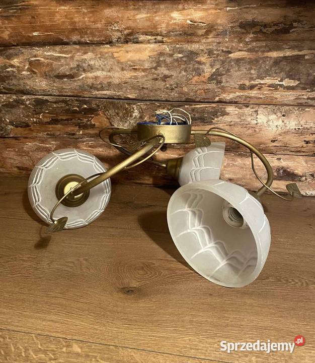 Lampa żyrandol metalowy Szczecinek