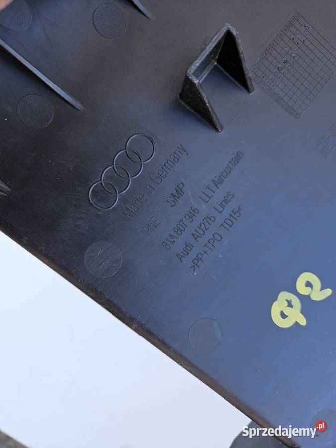 AUDI Q2 81A KIEROWNICA POWIETRZA PRAWA WLOT Międzychód