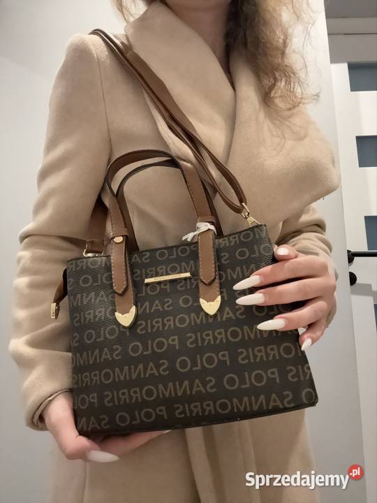 Torebka damska SANMORRIS brązowa elegancka nowa Tarnowskie Góry