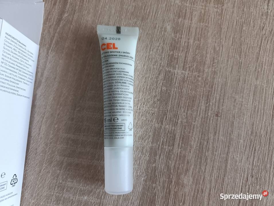 Ziaja Pullulan Krem antiage pod oczy 15 ml Unisex Kosmetyki Kwidzyn