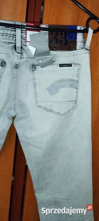 spodnie GSTAR HELLER STRAIGHT 6049438162532 W27