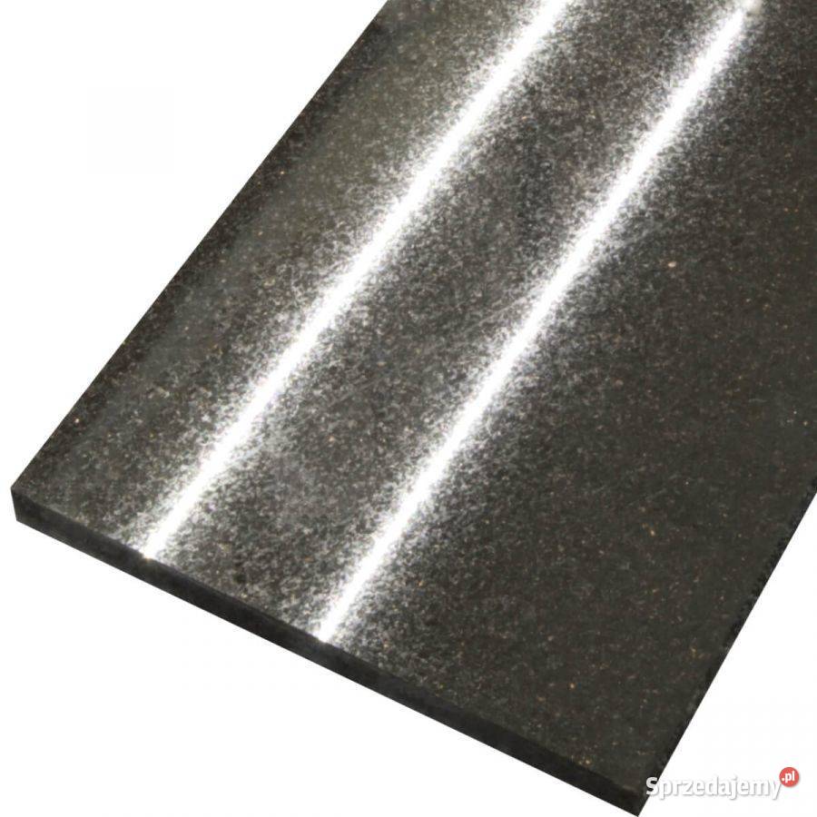 Stopień granitowy parapet Black Galaxy Kraków