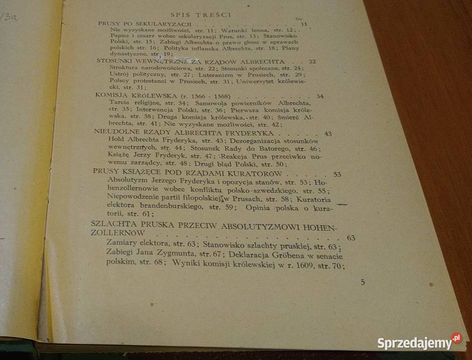 Dzieje Prus Wschodnich w czasach nowożytnych sprzedam