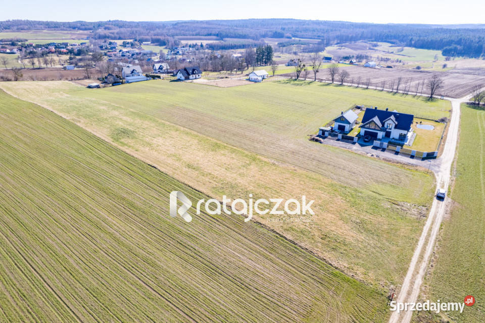 Sprzedaż gruntu 1592m2 Sopieszyno Topolowa utwardzona