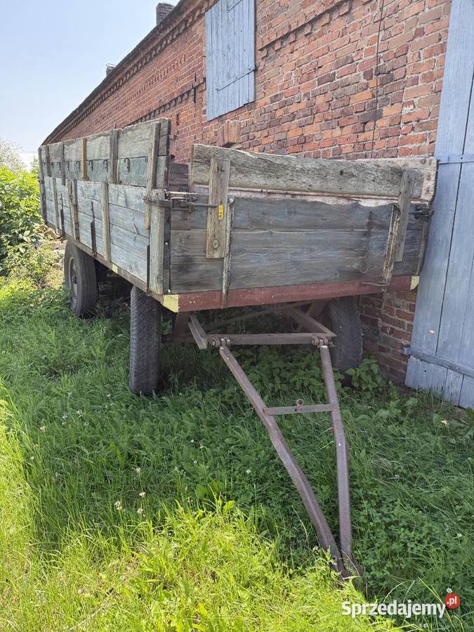 Przyczepa rolnicza 4 x 2 m sam samoróbka Krotoszyn