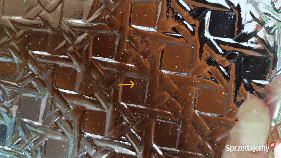 Talerz Kratka Plecionka 3 Ząbkowice kolorowe Porcelana i szkło Dąbrowa Górnicza