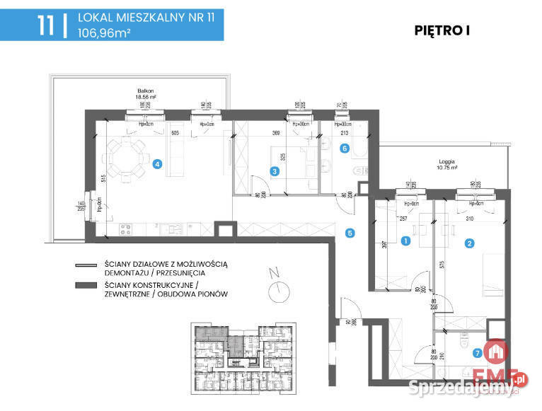 Ogłoszenie mieszkanie Białystok 106m2 5 pok Mieszkania