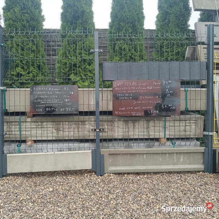 Panele słupek ceownik obejma płyta podkarpackie Baranów Sandomierski sprzedam