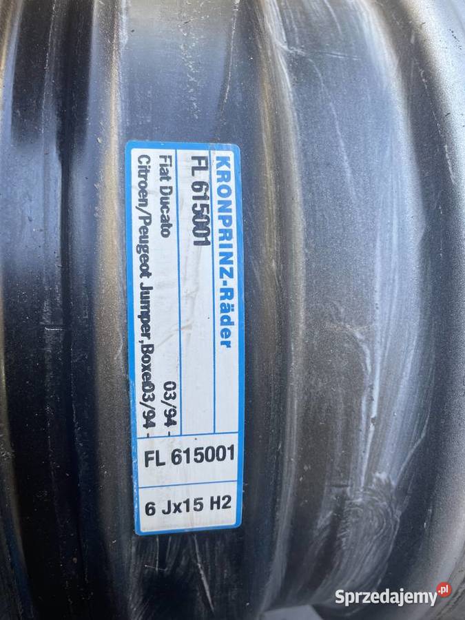 Felgi Fiat ducato 15 et68 fl615001 Gromiec