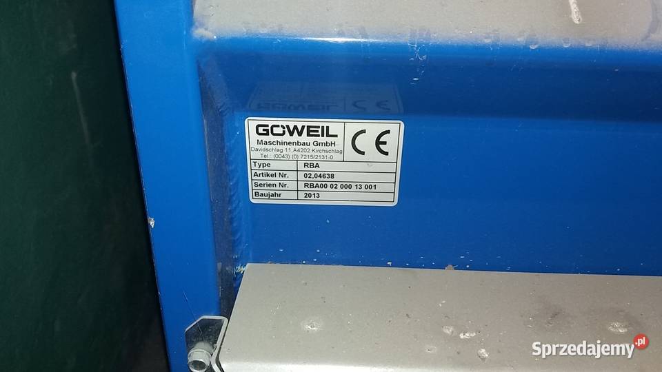 Syndyk sprzeda maszyny do bel firmy GOWEIL Maszyny rolnicze