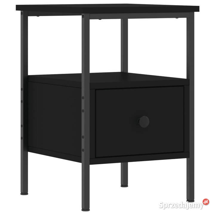 Szafka nocna czarna 34x36x50 materiał Warszawa