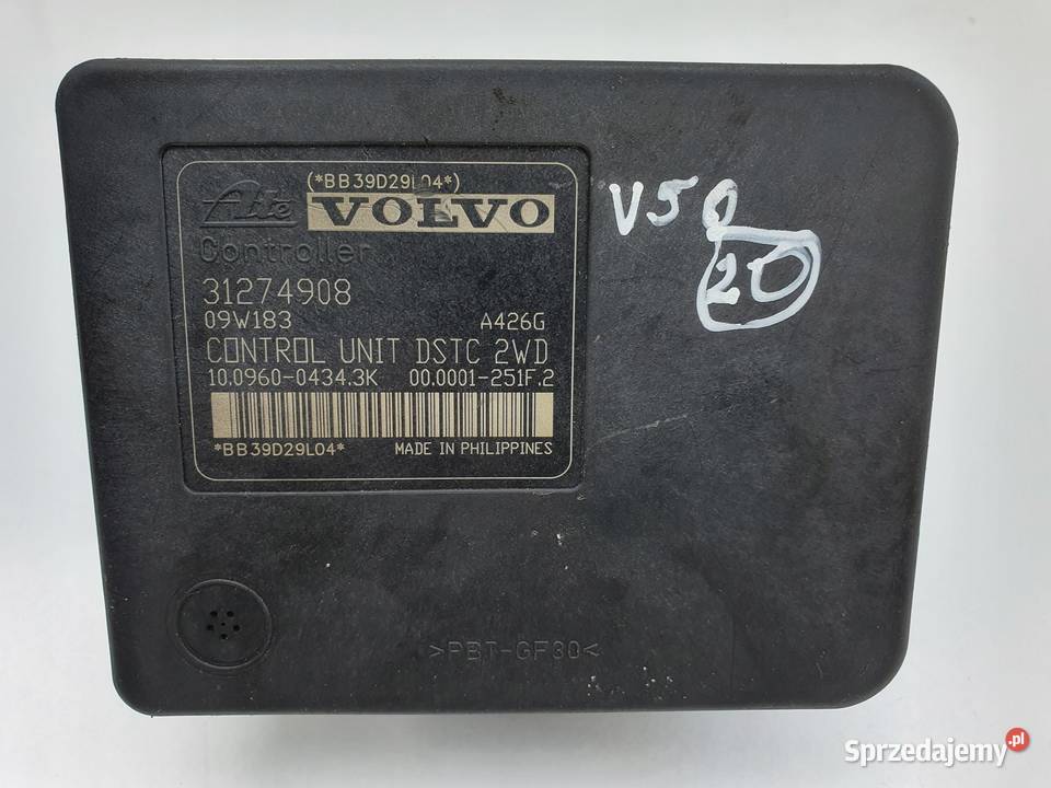 Volvo S40 II V50 POMPA ABS Sterownik 31274907 lubelskie Chełm