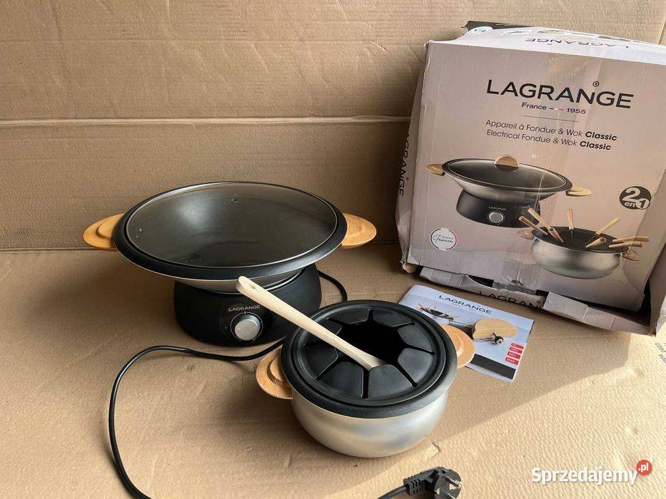 ZESTAW DO GOTOWANIA FONDUE Lagrange 900W Tuliszków sprzedam