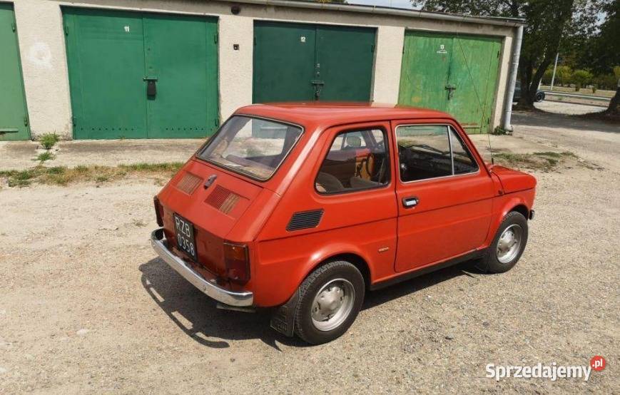 Zadbany Fiat 126p 1978 czerwony Mielec