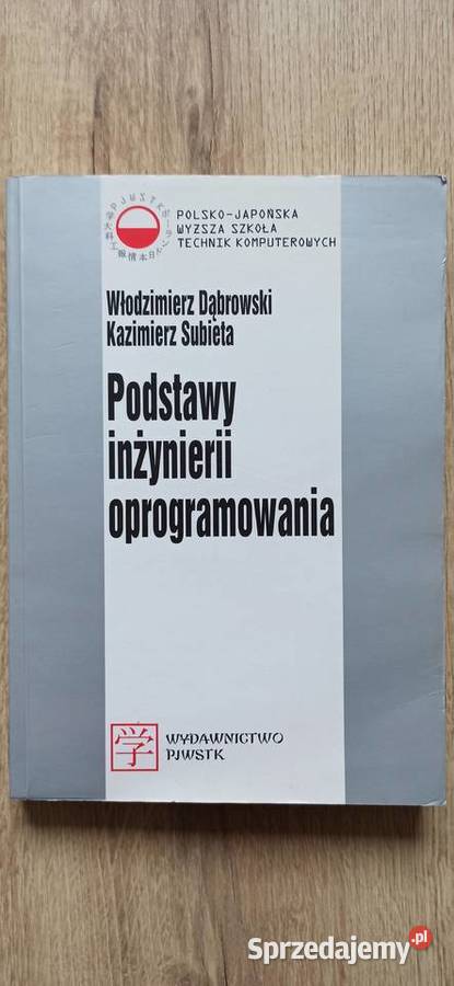 Podstawy inżynierii oprogramowania Dąbrowski Kraków sprzedam