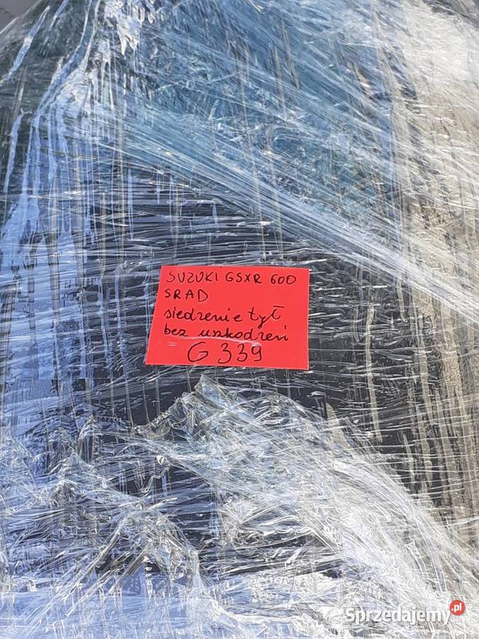 Suzuki GSXR 600 Srad siedzenie kanapa tył Siedzenia