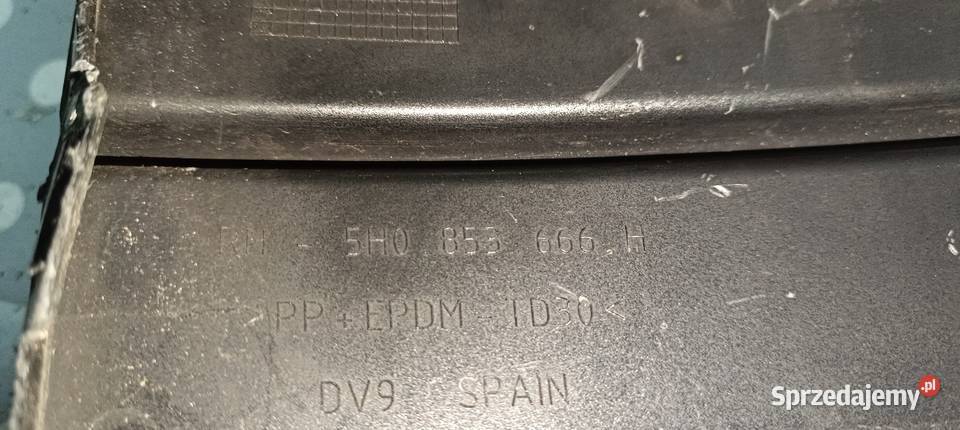 VW POLO VI 2G RLINE KARTKA ZDERZAKA LEWA Lubin